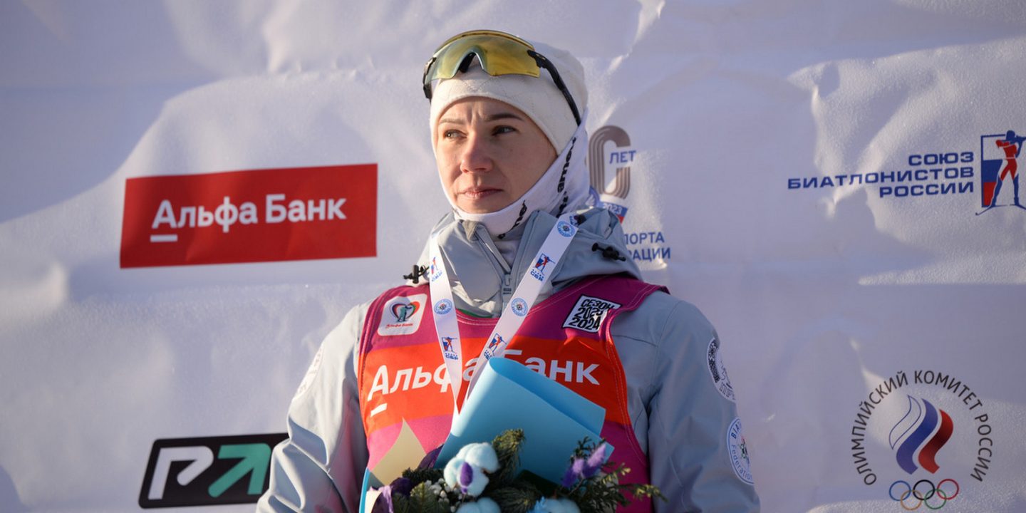 Анна Сола выиграла спринт на этапе Кубка Содружества по биатлону в Мурманске