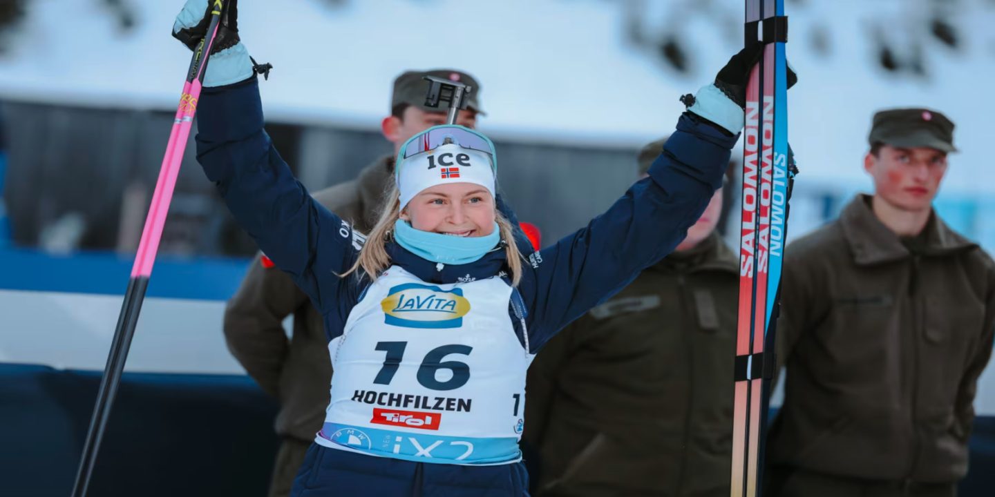 Ингрид Тандревольд выиграла спринт на этапе Кубка мира в Хохфильцене