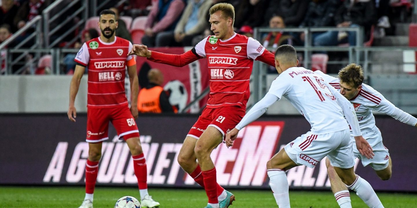 Владислав Климович забил гол на 52-й секунде матча чемпионата Венгрии по футболу