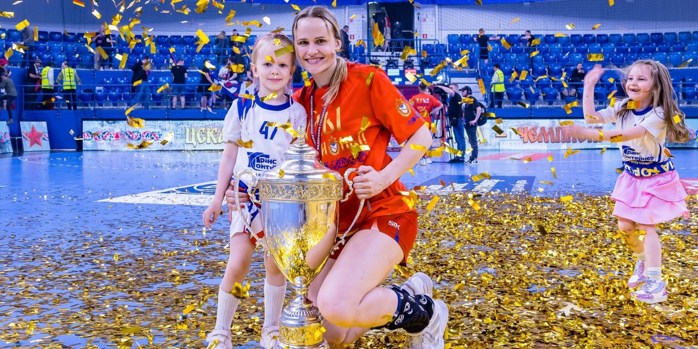 Гандболистка сборной Беларуси Анастасия Кулак стала чемпионкой России в составе ЦСКА