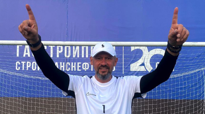 44-летний Виталий Булыга сделал хет-трик в матче 1/64 финала Betera-Кубка Беларуси по футболу
