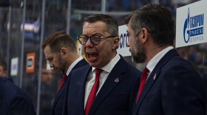 Минское «Динамо» пропустило 5 шайб в матче с ЦСКА в КХЛ