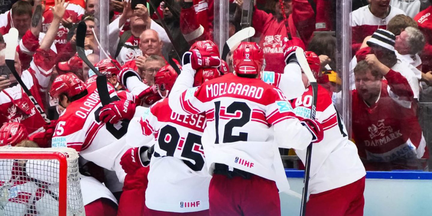 Сборная Дании впервые сыграет в полуфинале чемпионата мира по хоккею
