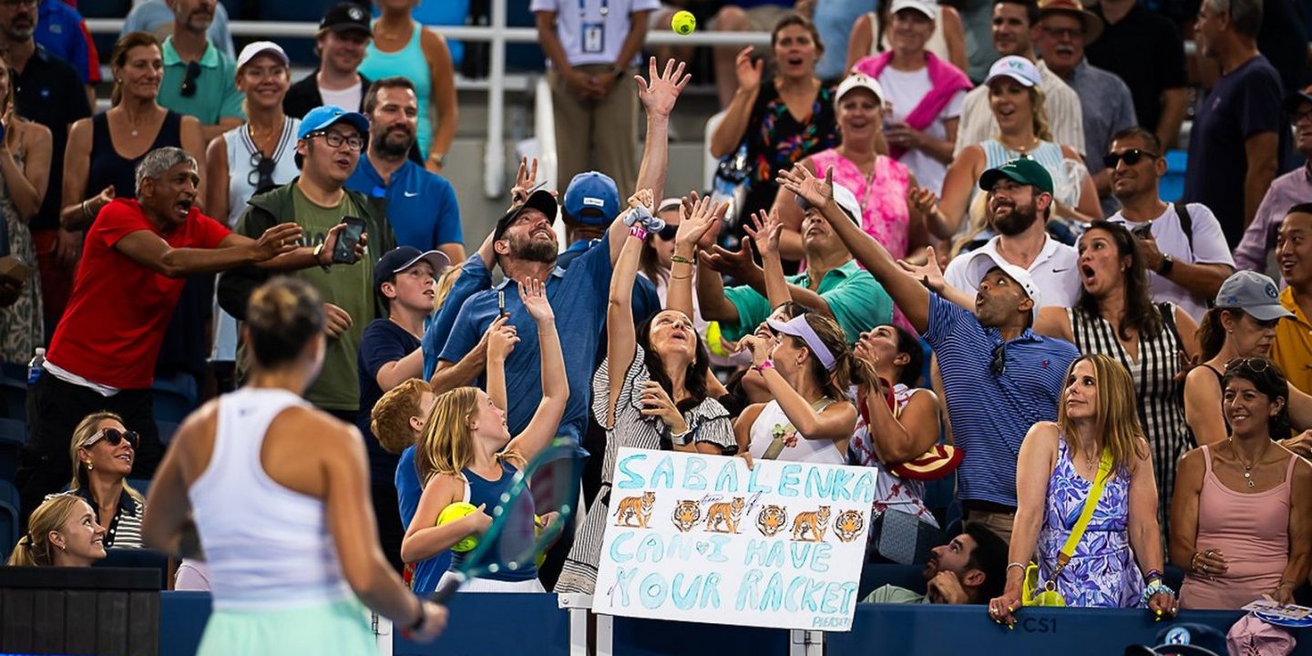 Арина Соболенко потроллила публику на турнире в Цинциннати