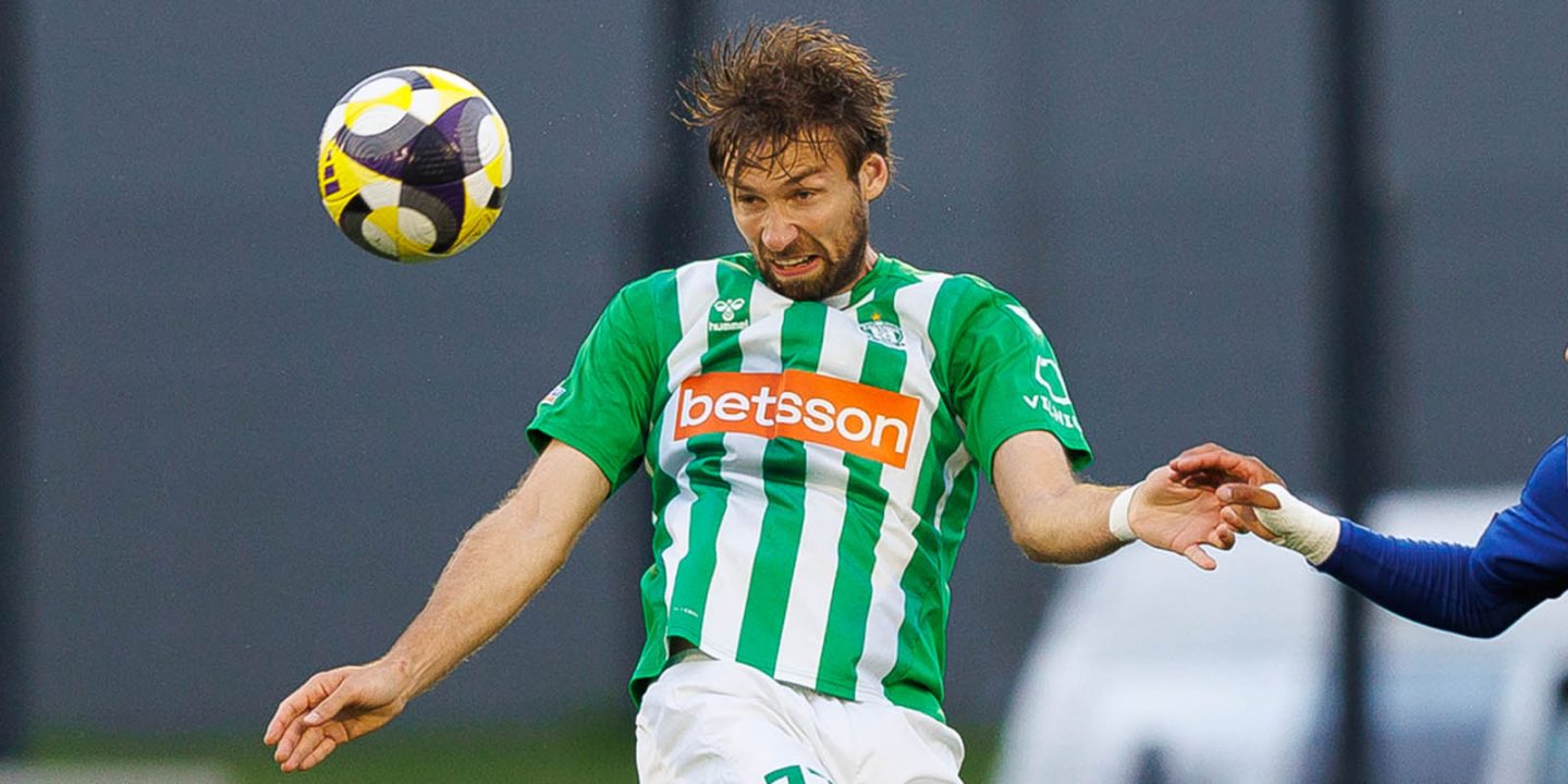 Шикарный гол Юрия Кендыша помог «Жальгирису» одолеть «Паневежис»