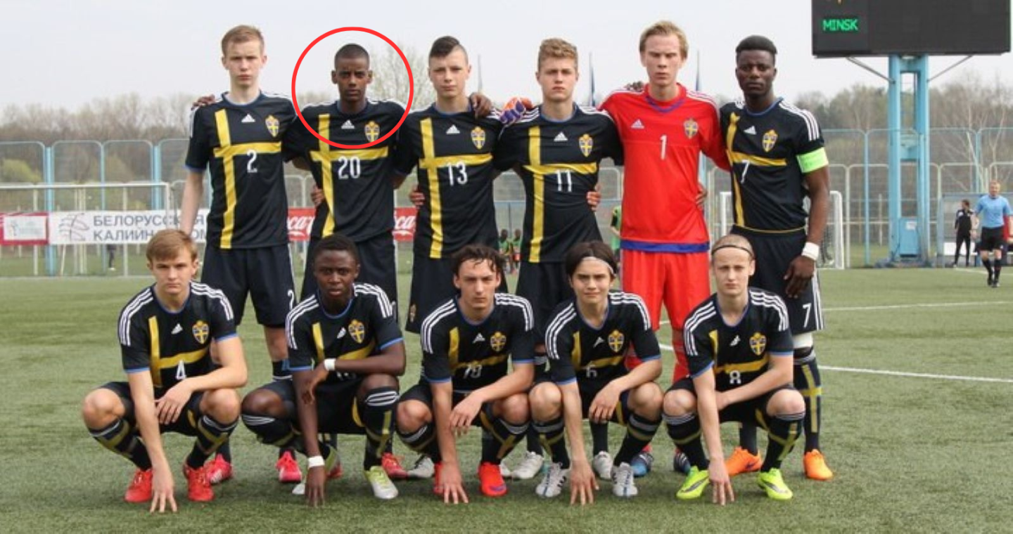 В 15 лет Исак приезжал в Минск на Турнир развития. И не обыграл хозяев