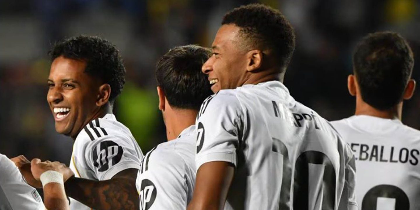 Килиан Мбаппе оформил хет-трик в матче с «Кайратом»