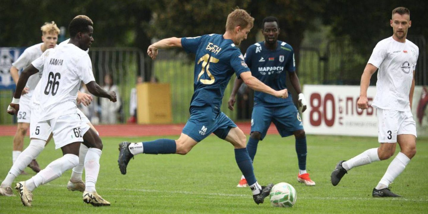 «Сморгонь» поделила очки с «Нафтаном» в Betera-высшей лиге