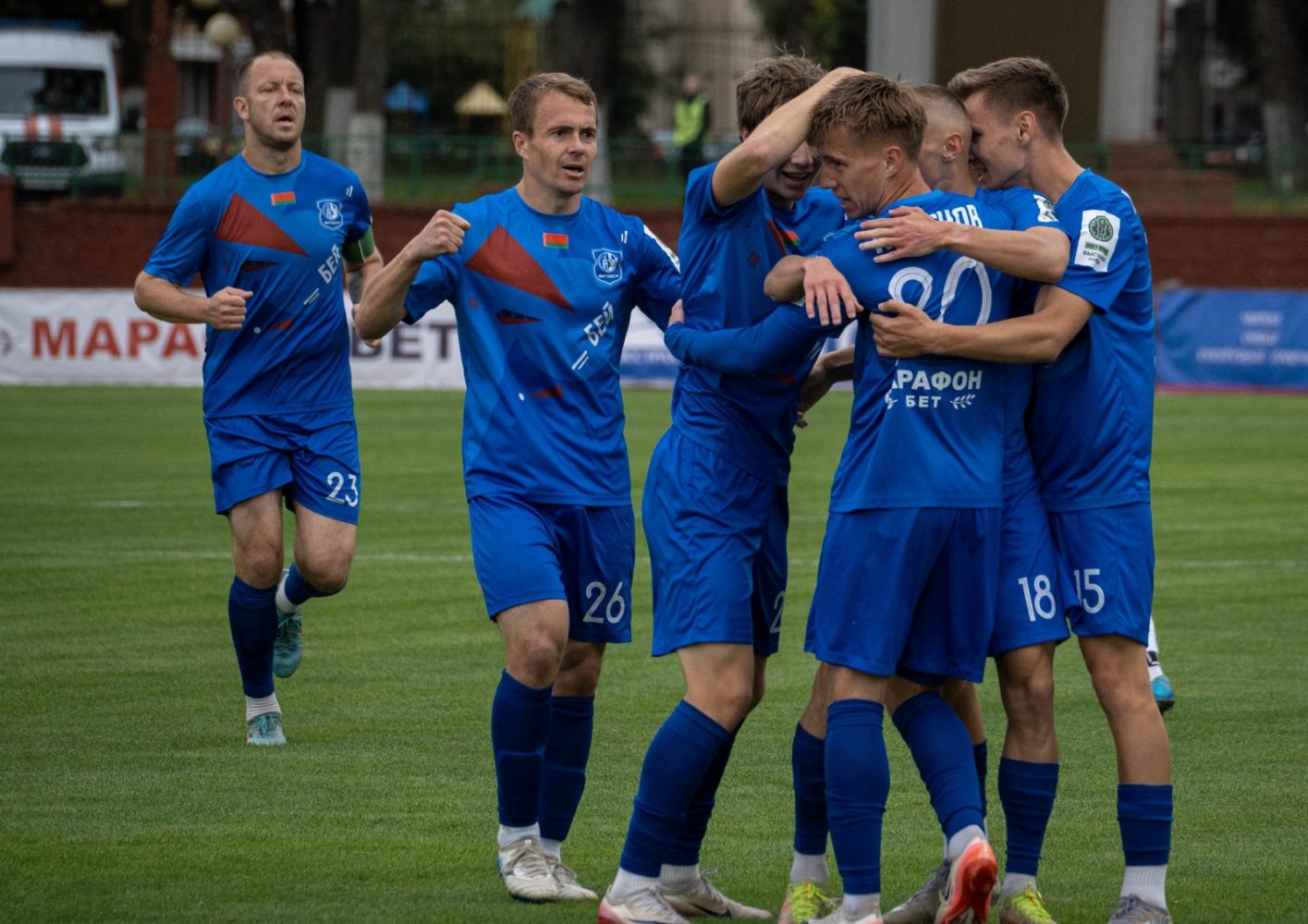 &#171;Витебск&#187; переиграл &#171;Сморгонь&#187; в матче с двумя удалениями