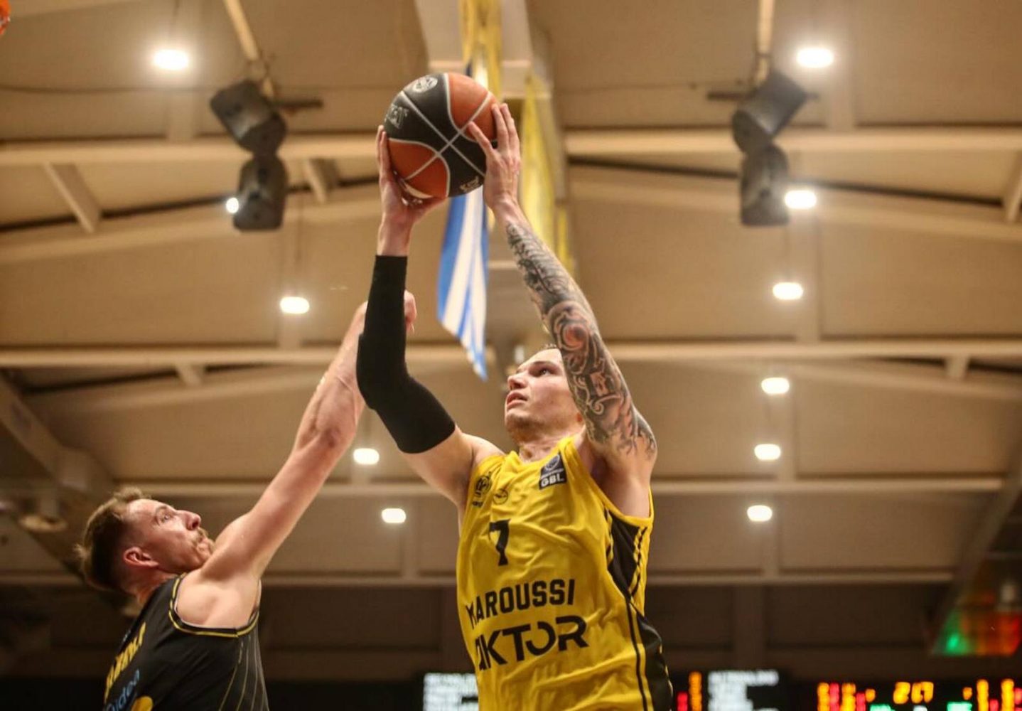 Полезная игра Максима Салаша не помогла &#171;Марусси&#187; одержать победу в матче чемпионата Греции