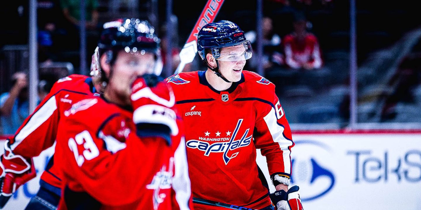 Илья Протас сыграл за &#171;Вашингтон&#187; в одном звене с Александром Овечкиным