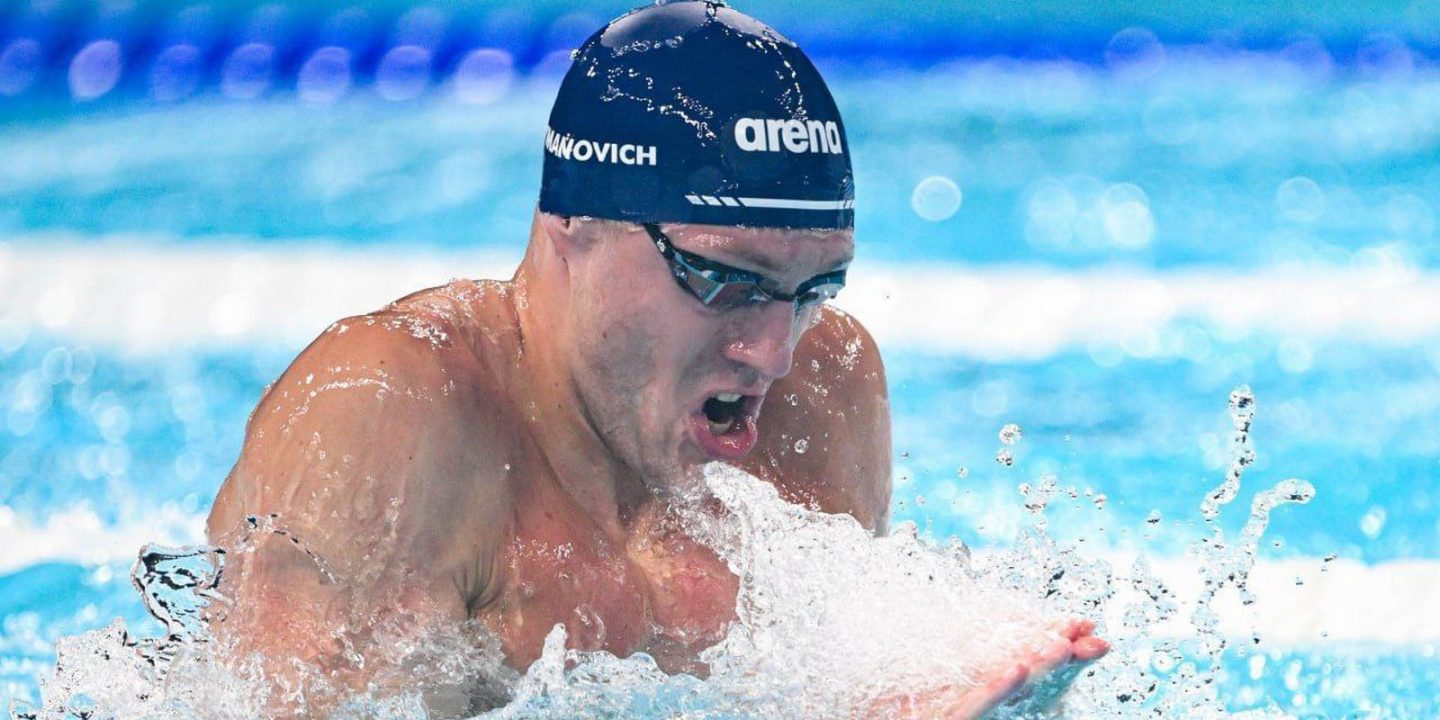 Илья Шиманович завоевал третью медаль на Кубке мира по плаванию