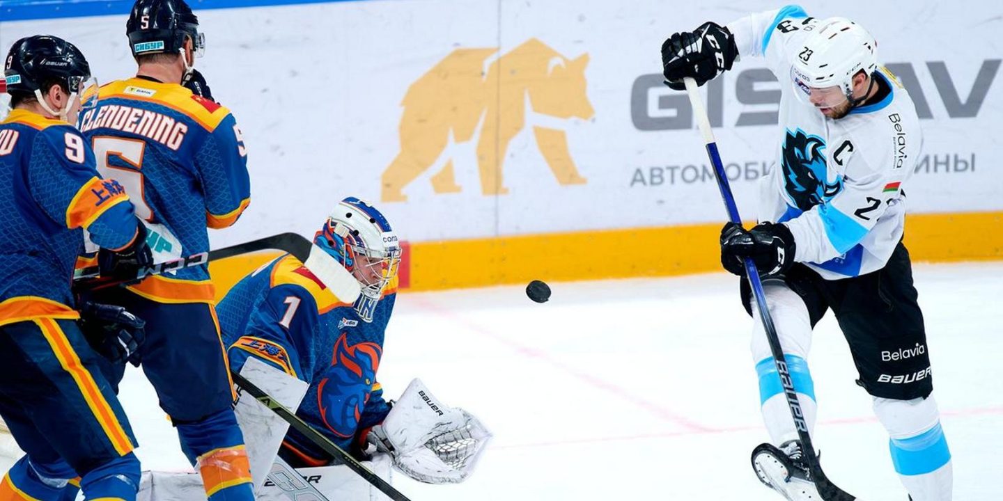 Минское «Динамо» проиграло на выезде «Шанхайским Драконам» в КХЛ