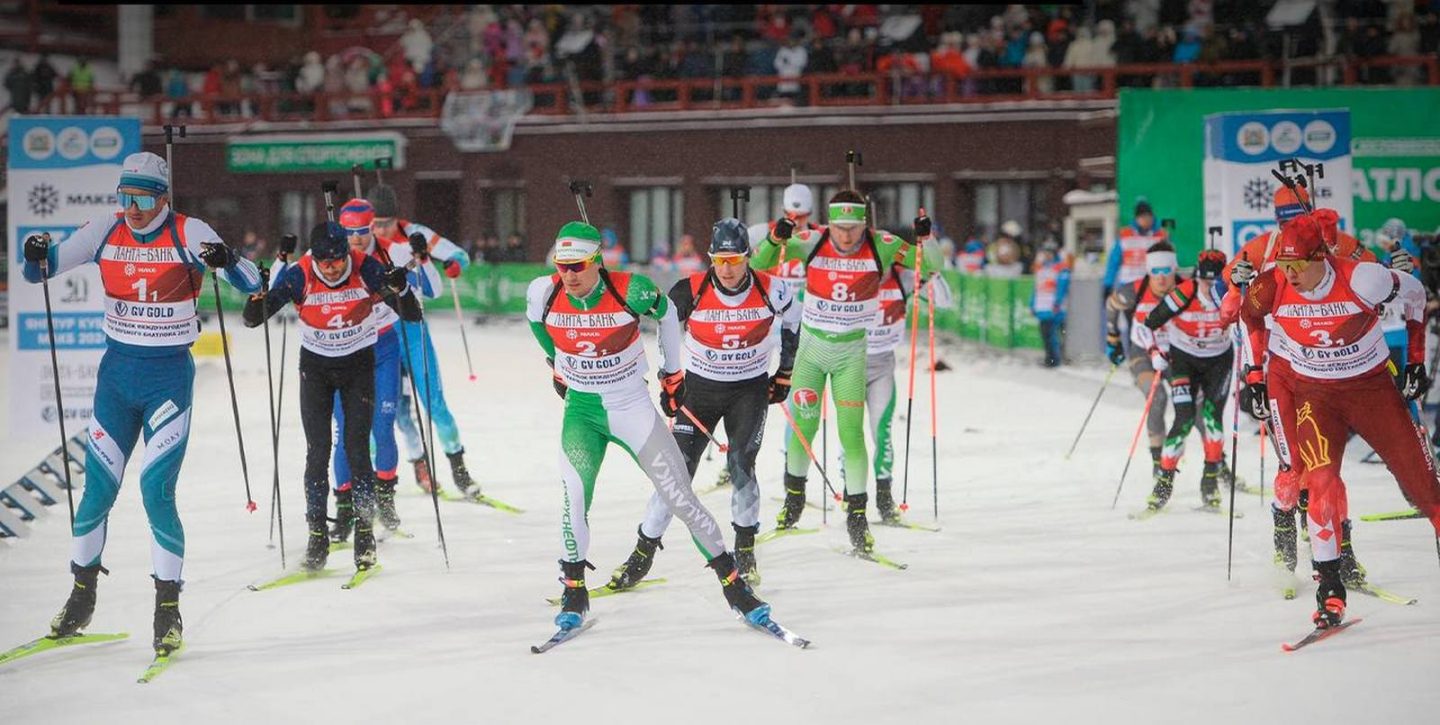 Команды с белорусскими биатлонистами не попали в тройку в смешанной эстафете