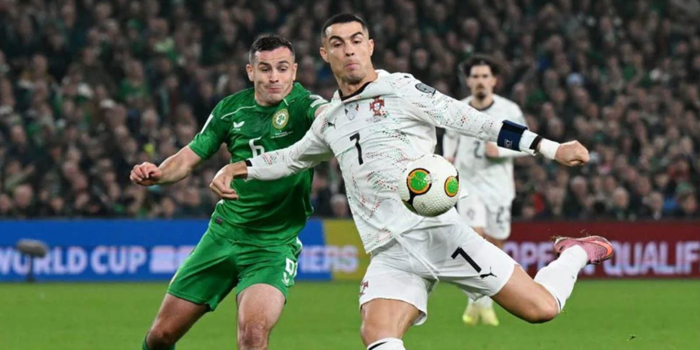 Тренер португальцев прокомментировал удаление Роналду в матче с ирландцами