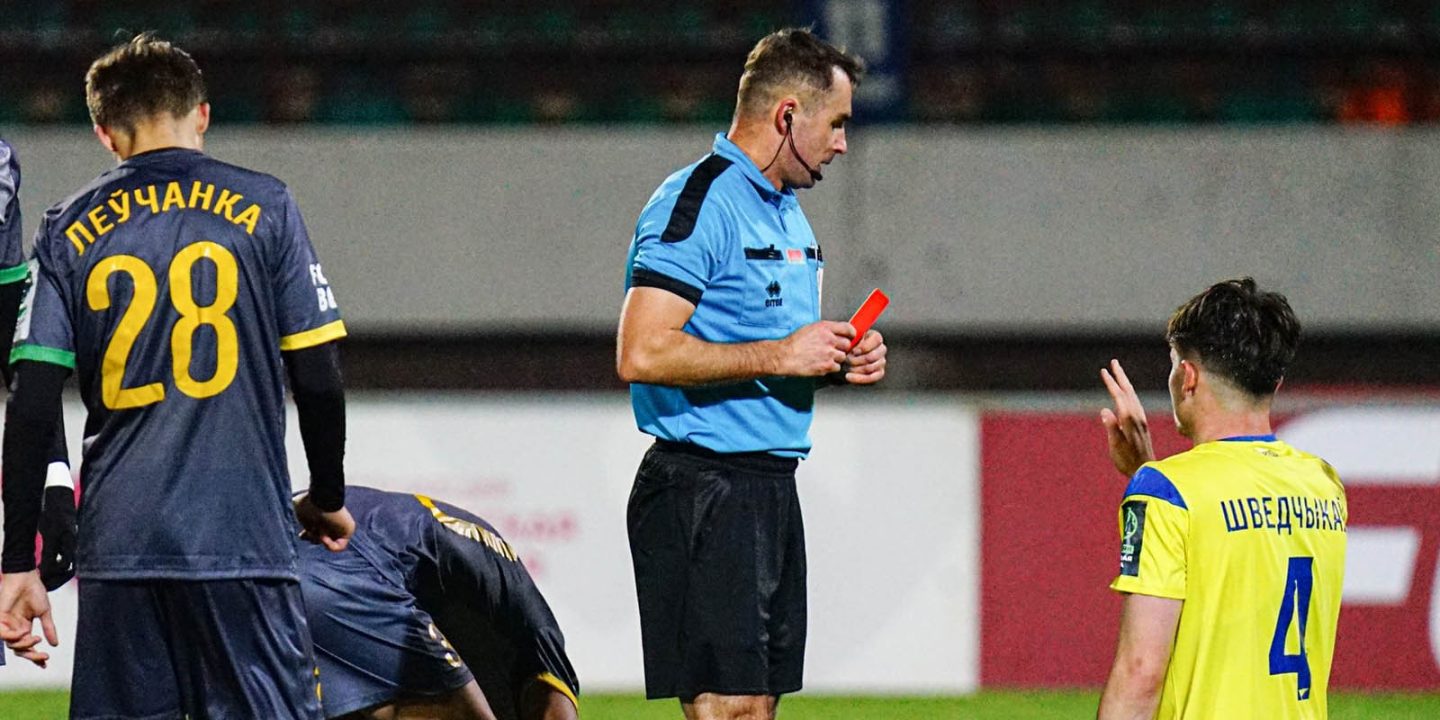 Нападающий БАТЭ Александр Шведчиков дисквалифицирован на три матча