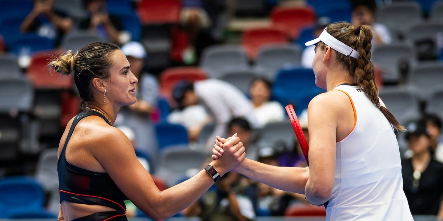 Арина Соболенко — Елене Рыбакиной: ты буквально смела меня с корта