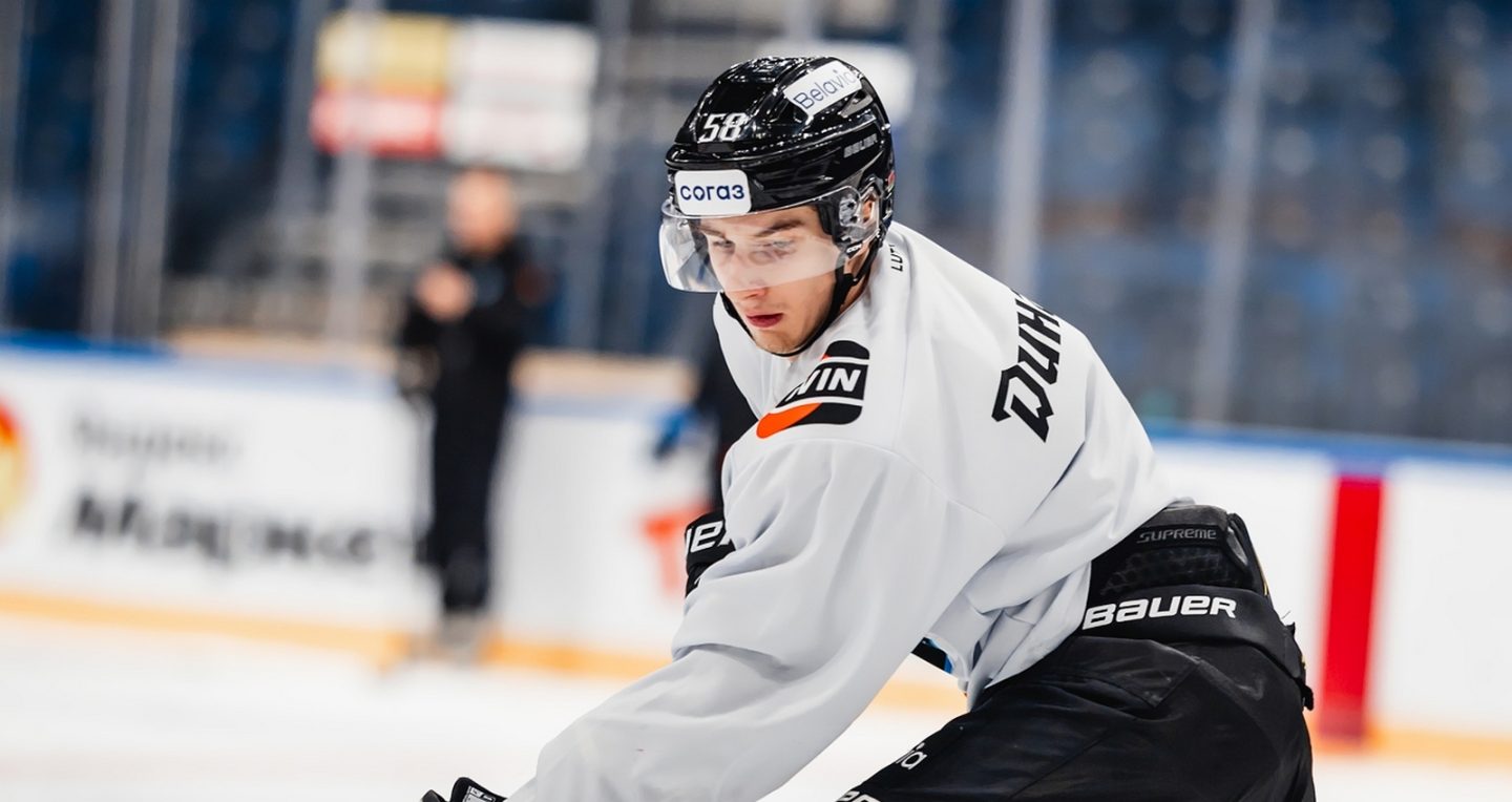 Николай Салыго забросил дебютную шайбу в КХЛ