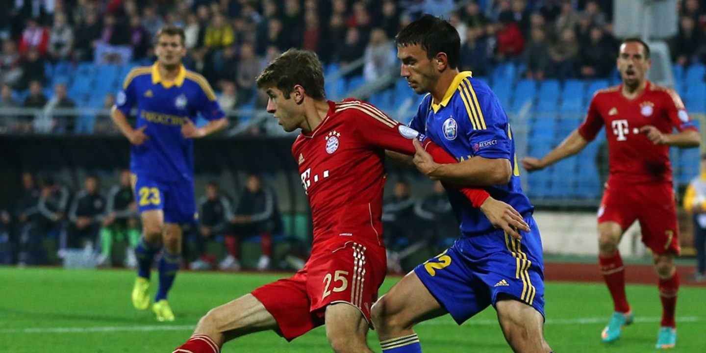 «Бавария», которую БАТЭ обыграл в сезоне-2012/13, заняла 2-е место в списке лучших команд в истории