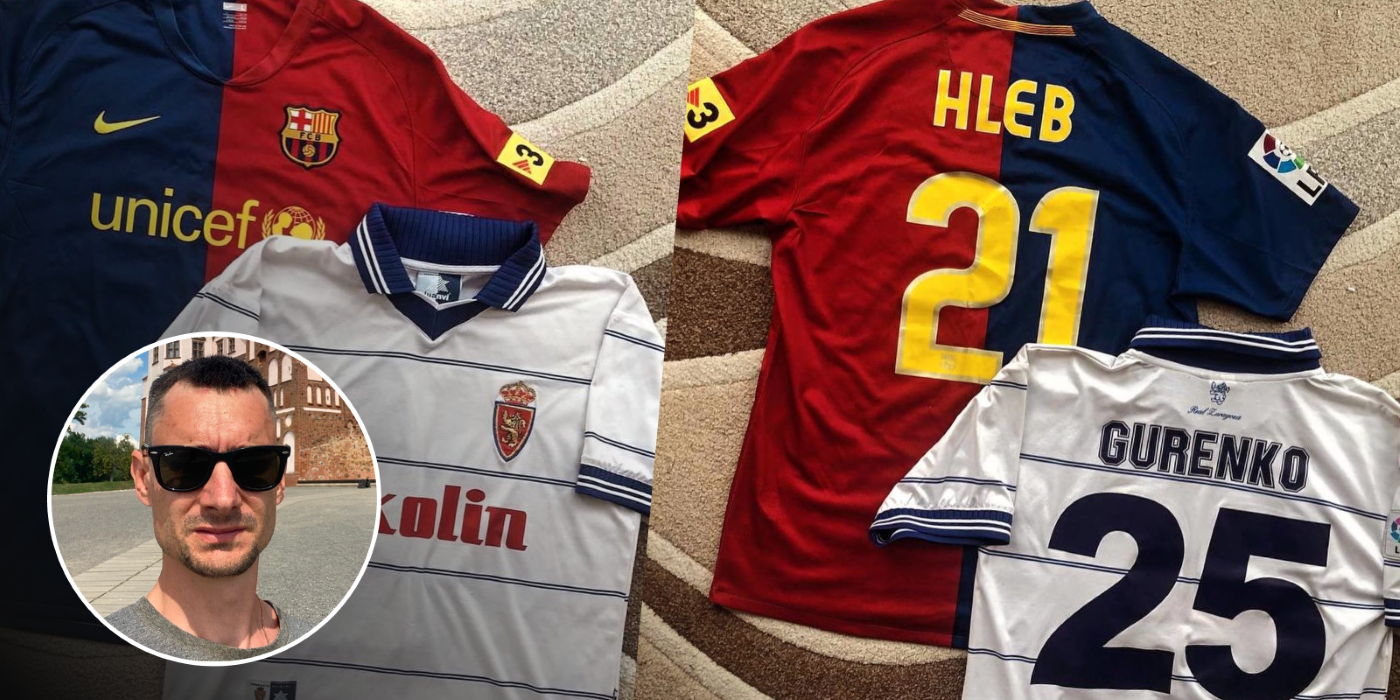 Белорус собрал уникальную коллекцию маек наших видных футболистов