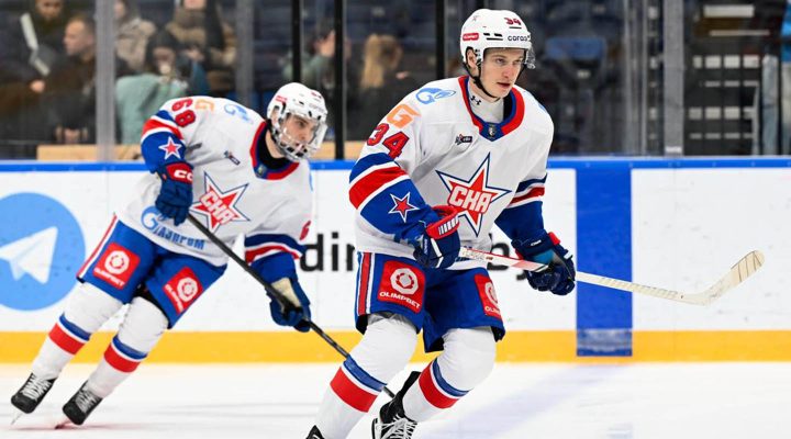 Виталий Пинчук вылетел на скамейку СКА после силового приема Маркуса Филлипса