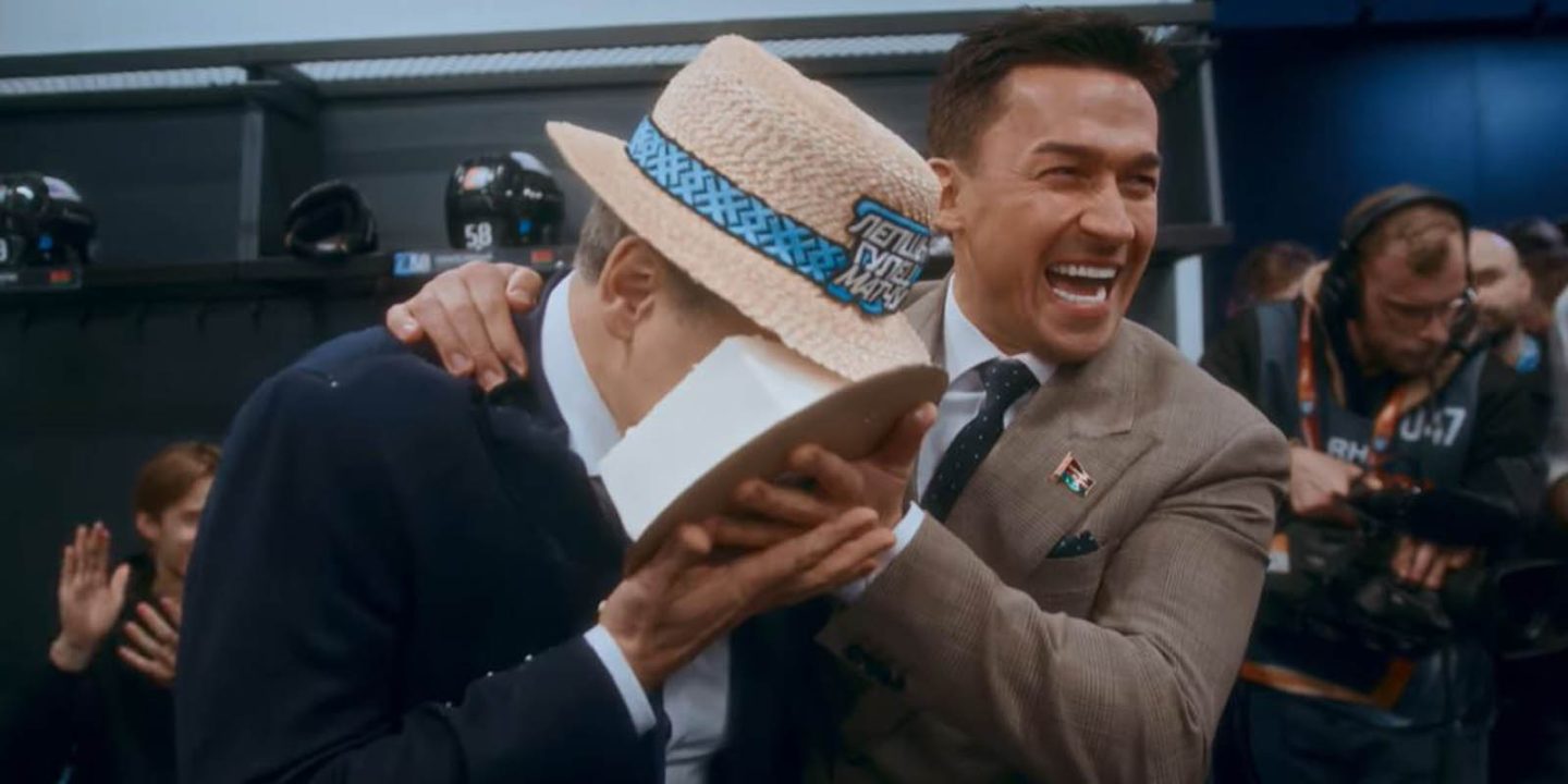 Дмитрия Квартальнова разыграли в победной раздевалке минского «Динамо»