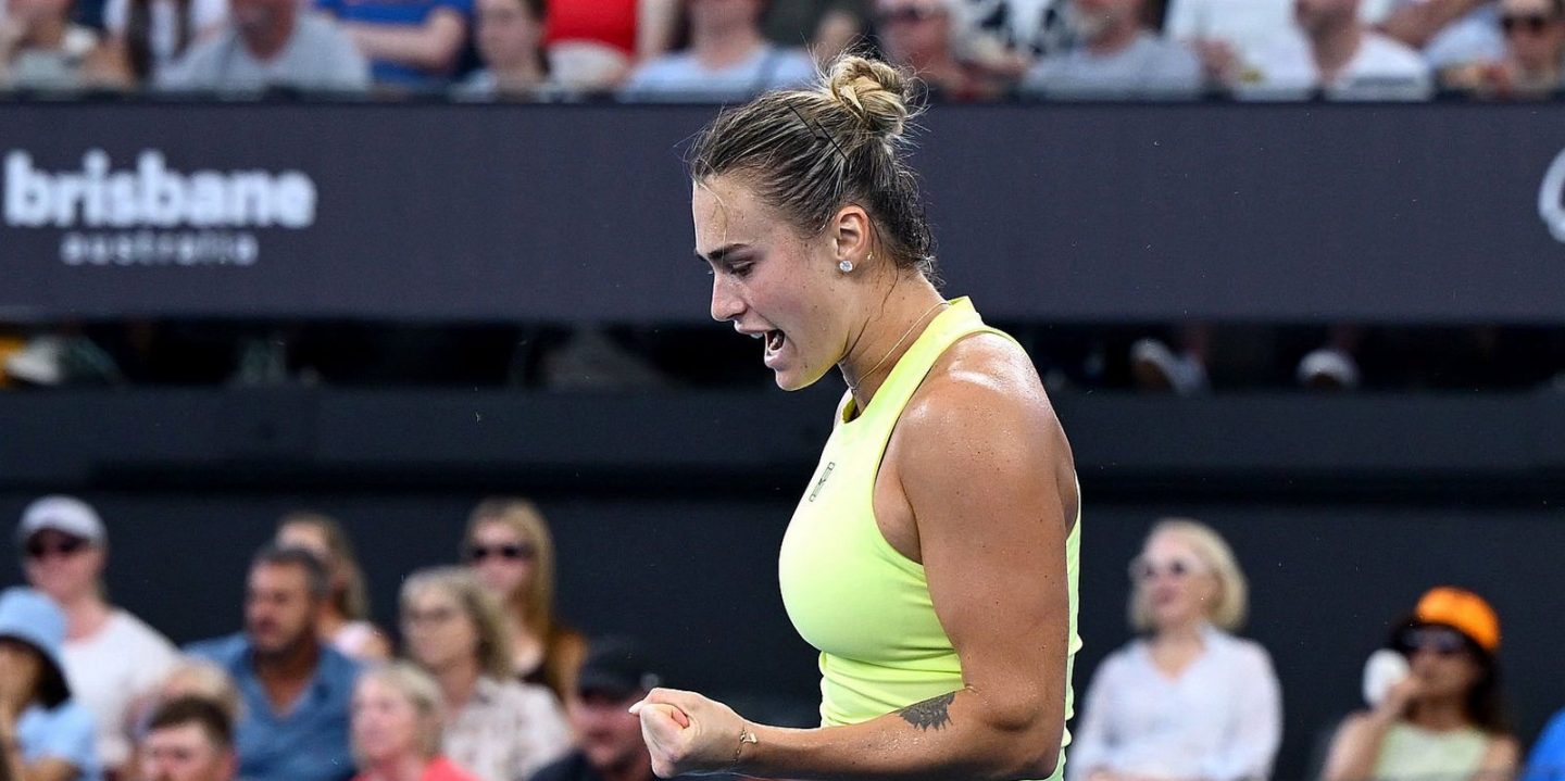 Арина Соболенко третий год подряд пробилась в финал турнира в Брисбене