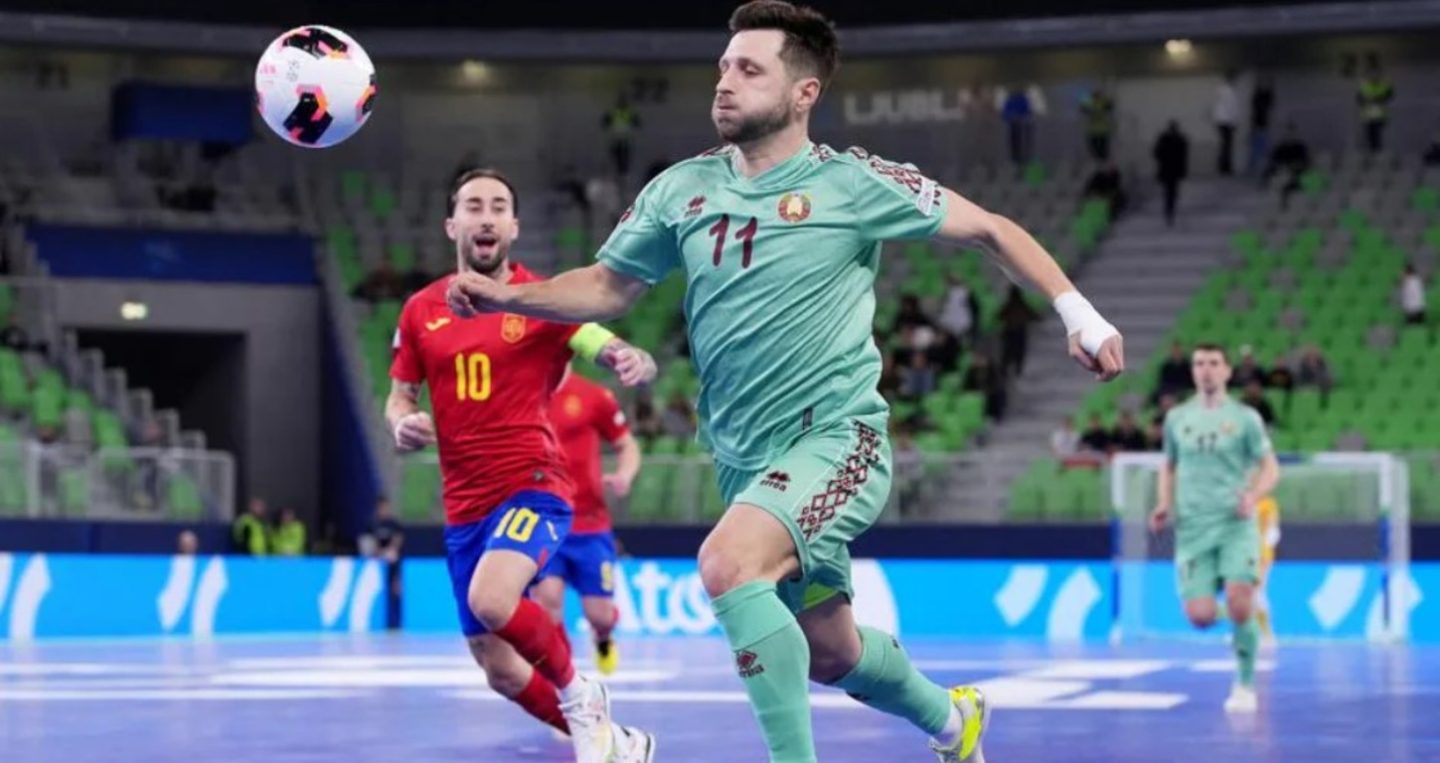 Сборная Беларуси по мини-футболу уступила Испании на EURO-2026