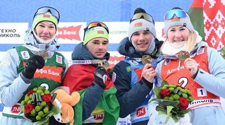 Команда Смольских, Солы и Данилова победила в смешанной эстафете Кубка Содружества