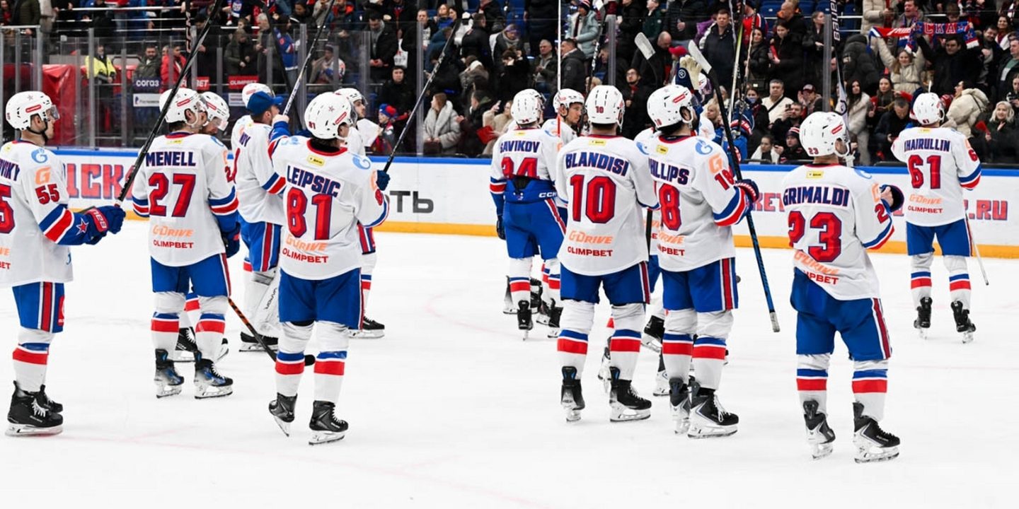 СКА перед визитом на «Минск-Арену» установил клубный антирекорд