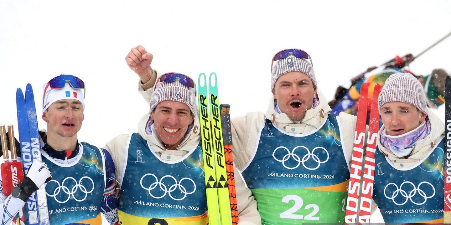 Сборная Франции по биатлону выиграла мужскую эстафету на Олимпиаде