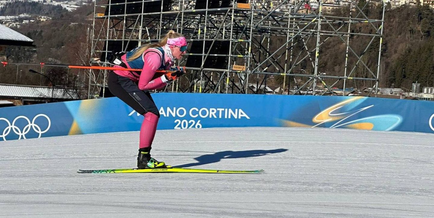 Белорусская лыжница Анна Королева провела первую тренировку на олимпийской трассе