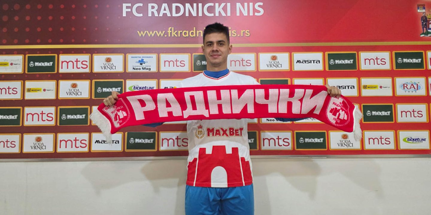 Александр Шестюк забил первый гол за «Раднички» в чемпионате Сербии
